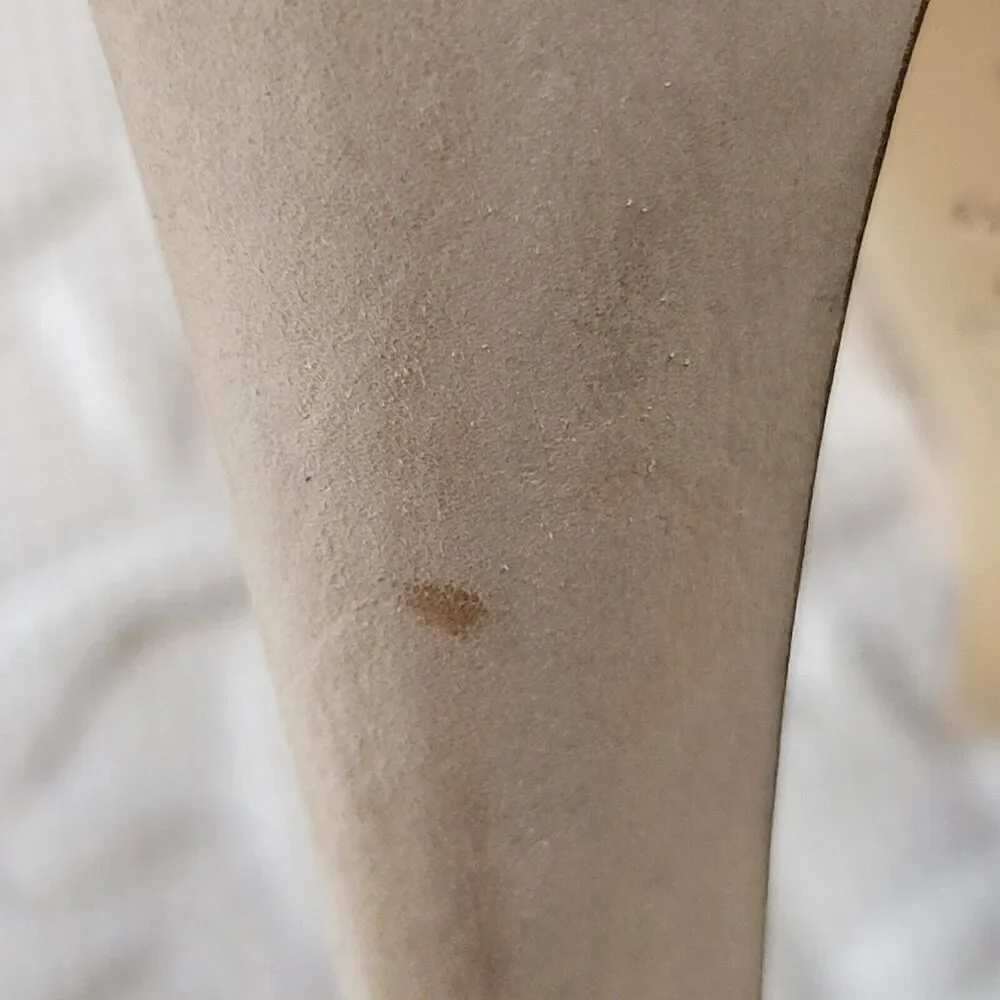 Belstaff Heels Womens 38 8 Neutrals Beige Leather‎ Caged Gladiator Ultra High